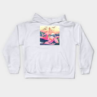 Farewell, Ultraman - 80S ANIME AESTHETIC CONCEPT Kids Hoodie